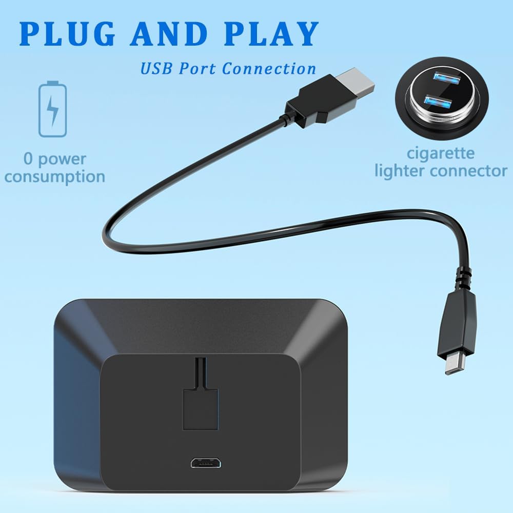 Hes Up Display for Cars Windshield with MPH Speed,HUD Display Digital Speedometer for Car Used USB Plug,Universal GPS Speedometer for Car Accessories Fit for Cars SUVs Trucks (MP/H) - Image 6