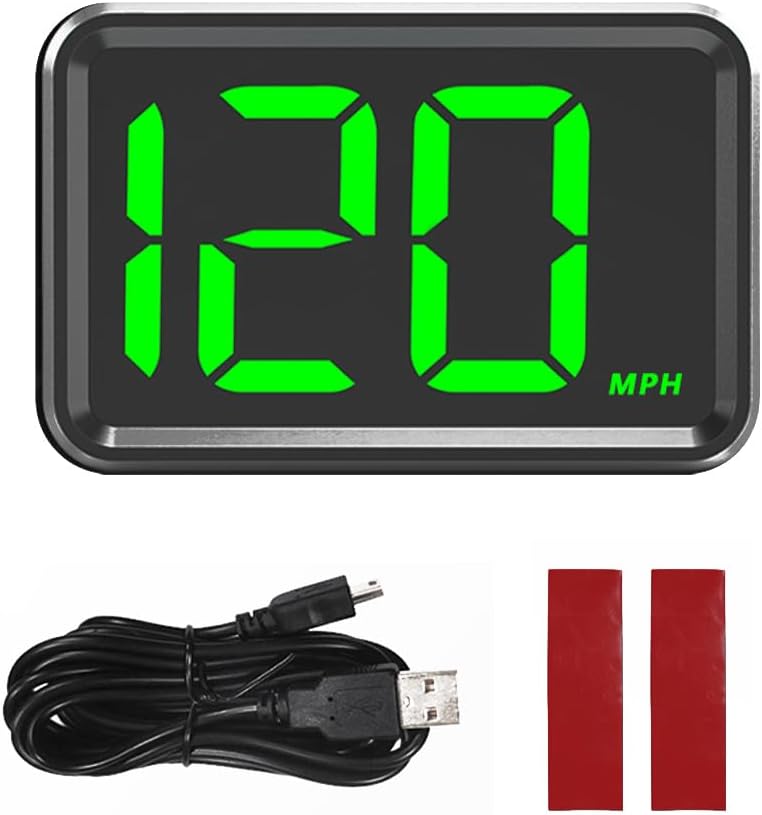 Hes Up Display for Cars Windshield with MPH Speed,HUD Display Digital Speedometer for Car Used USB Plug,Universal GPS Speedometer for Car Accessories Fit for Cars SUVs Trucks (MP/H)