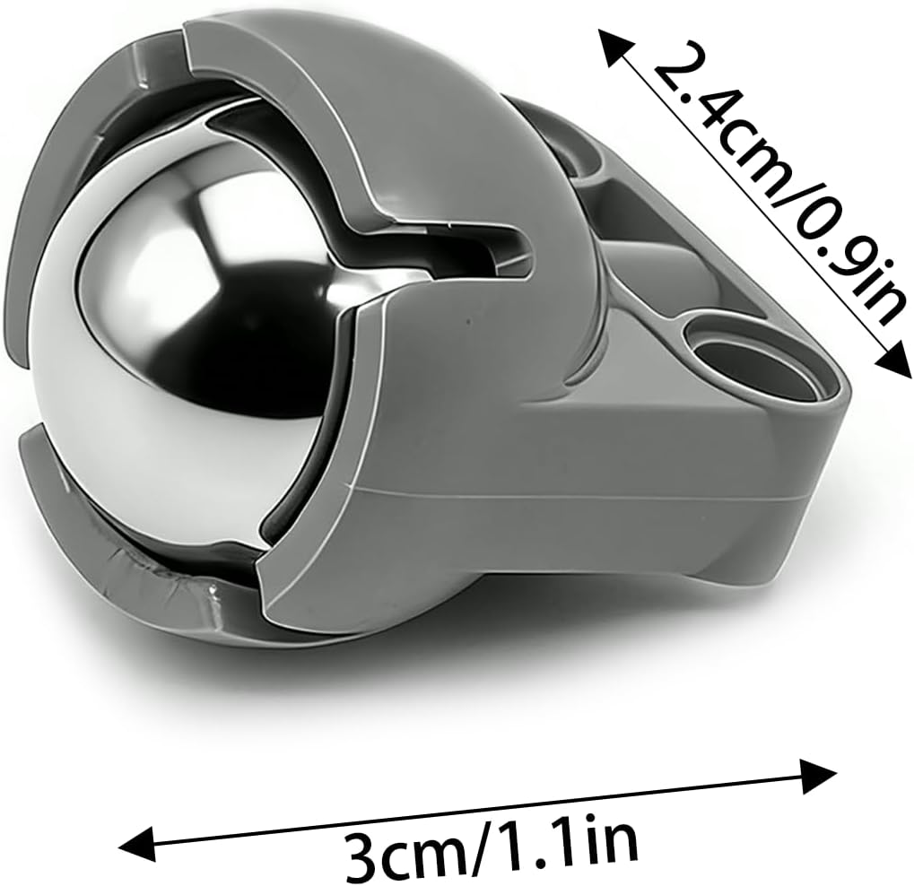 4pcs New Light Grey Universal Wheel Compatible with Lego 92911 bb607 Suspension & Drivetrain Robot Motor Robotics vanced Building mindstorms EV3 NXT Part 6023956 4610380 99948 - Image 2