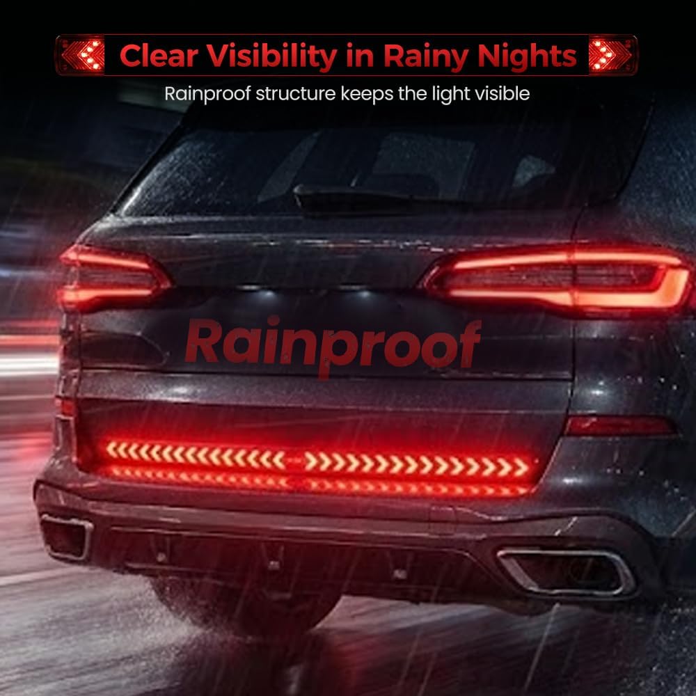 78 Inch Tailgate Light Bar Strip, 2026 Upgred Truck Dynamic Taillight for Pickup Trailer, Weatherproof Truck Tailgate Strip Light LED Bar Break Reverse Turn Signal (78in) - Image 6