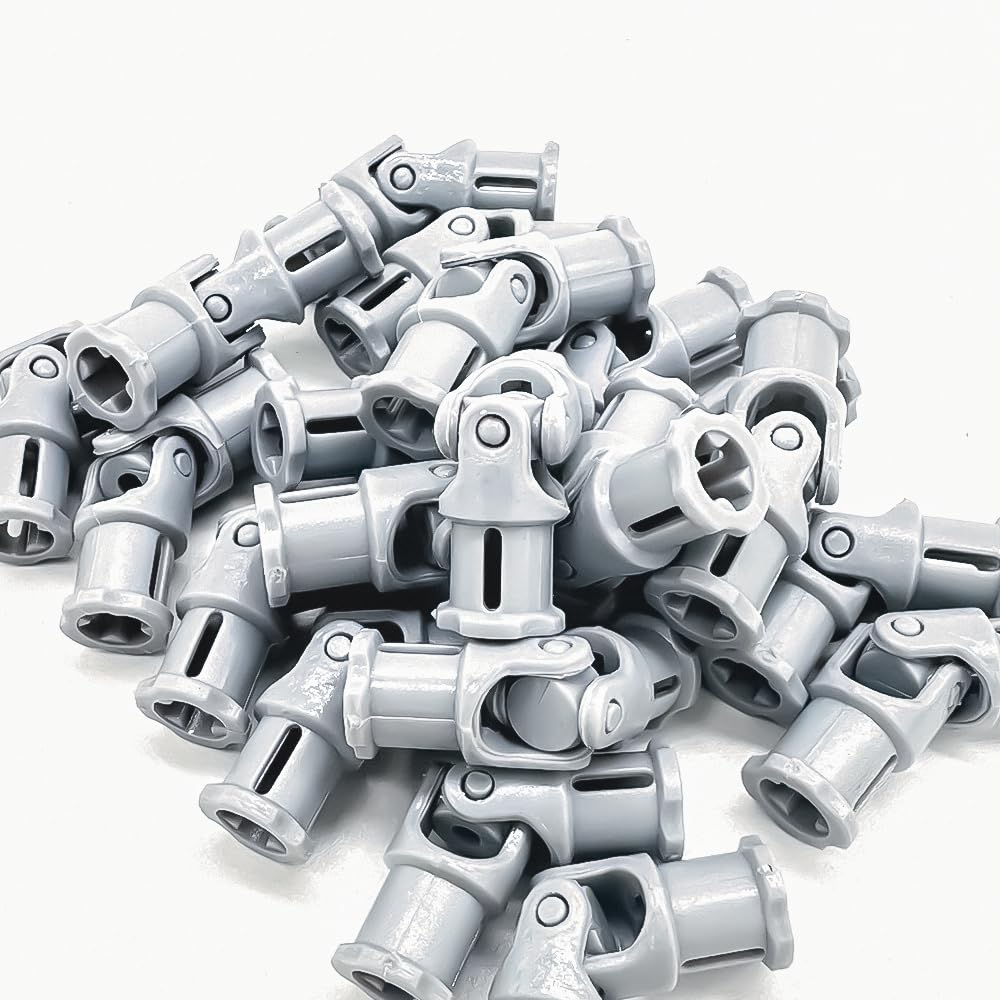 80pcs New Light Grey Universal"U" Joint 3L Compatible with legoes (61903/62520c01) Suspension & Drivetrain Robot Motor Robotics vanced Building mindstorms EV3 NXT Part - Image 4