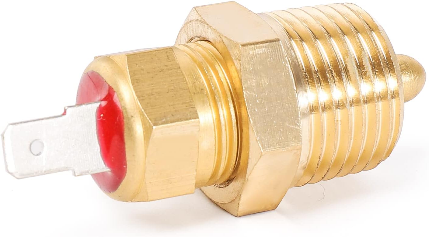 Fan Temperature Switch 200 to 185 Degree Electric Engine Cooling Fan Thermostat Temp Sensor Switch with 3/8" Pipe Thre for 10" 12" 14" 16" Fan - Image 2