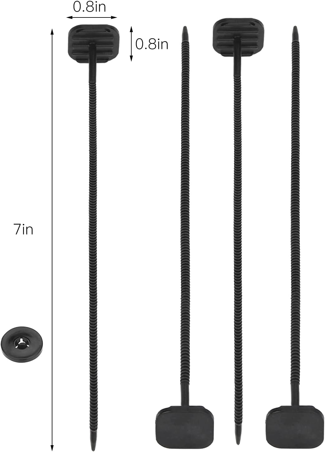 Mellbree 2-Pack Electric Riator Fan Mounting Kit Compatible for Electric Cooling and Transmission Cooler - Image 6