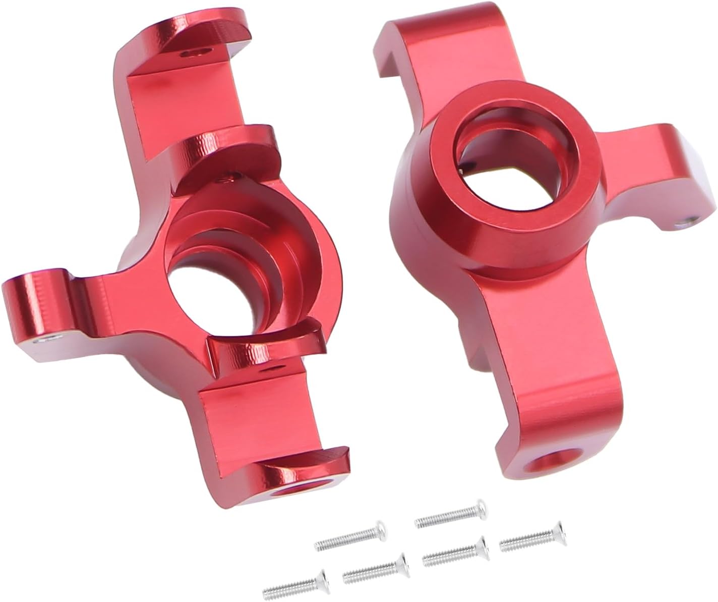 Mjx Hyper Go H16 16208 16209 16210 Metal Suspension Swing Arm Driver Shaft Shock Absorber Steering Motor Mount Group Assembly RC Car Part (Red) - Image 6