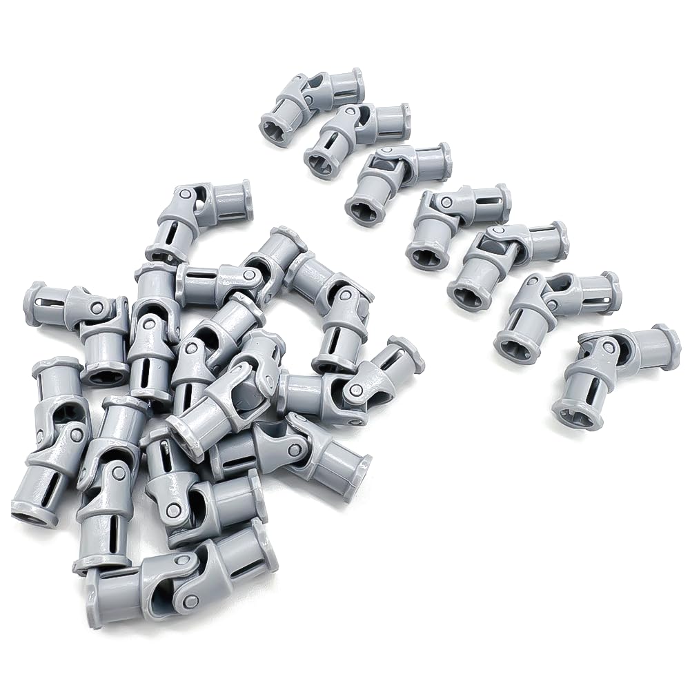 80pcs New Light Grey Universal"U" Joint 3L Compatible with legoes (61903/62520c01) Suspension & Drivetrain Robot Motor Robotics vanced Building mindstorms EV3 NXT Part - Image 2