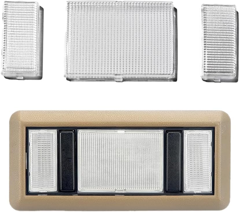 Dome Light Cover Interior Map Dome Light Cover Clear Lens replacement Compatible with K1500 K2500 C1500 C2500 1988-2000, Chevy Silvero GMC Sierra 1988-1998 Pickup