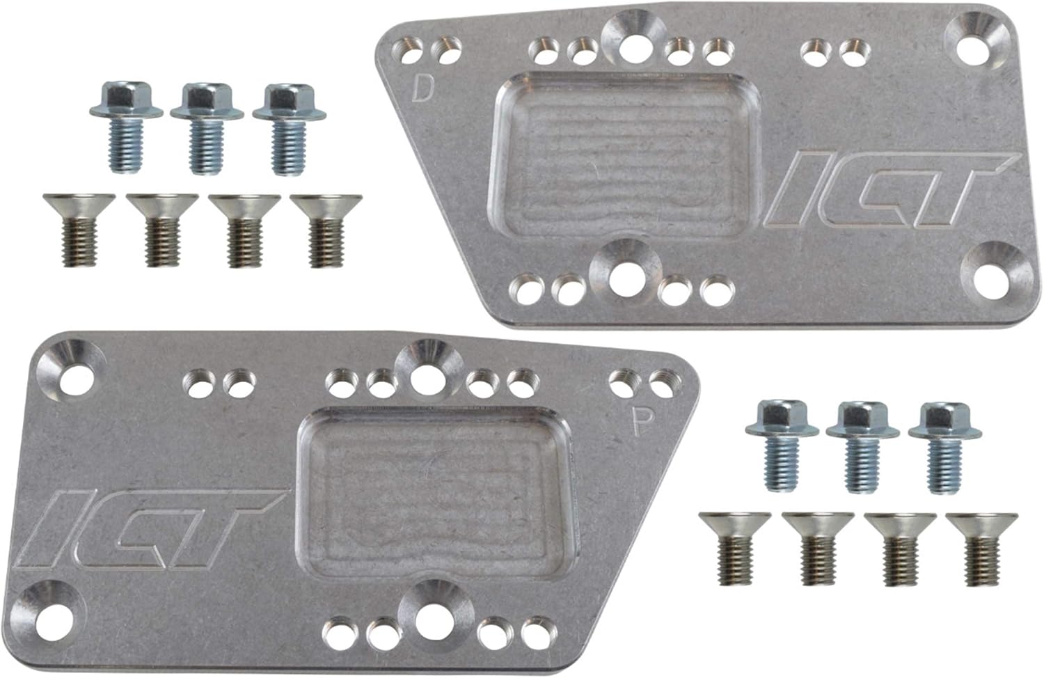 ICT Billet SBC Vehicle to LS Engine - Motor Mount apter Plate - Universal Swap Bracket Small Block LS Conversion justable LS1 LS3 LS2 LQ4 LQ9 LS6 L92 L99 L33 LR4 Billet 551628 - Image 2