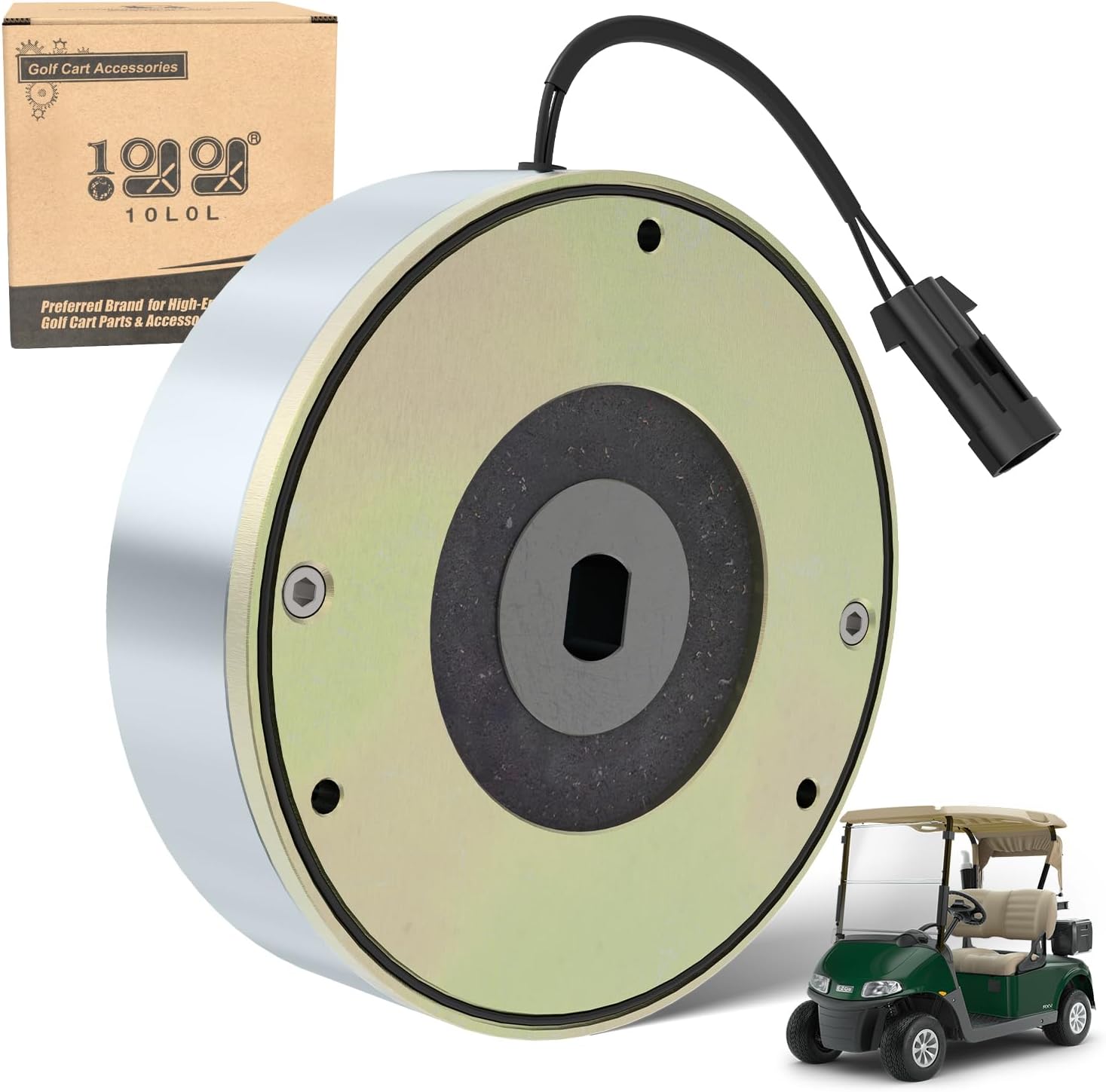 10L0L 2025 Upgred Golf Cart Motor Brake for EZGO RXV 2011-up 48V Electric, Replace OEM# 617766