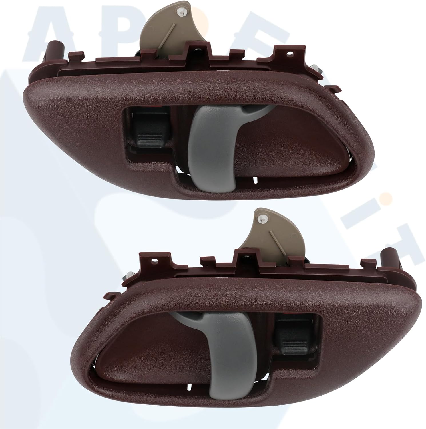 APPERFiT Interior Door Handle w/Bezel Kit (Red) Compatible with 1995-2002 Chevy Chevy GMC Truck C1500 C2500 C3500 K1500 K2500 K3500 Suburban Tahoe Yukon Replaces 15708049 15708050 - Image 4