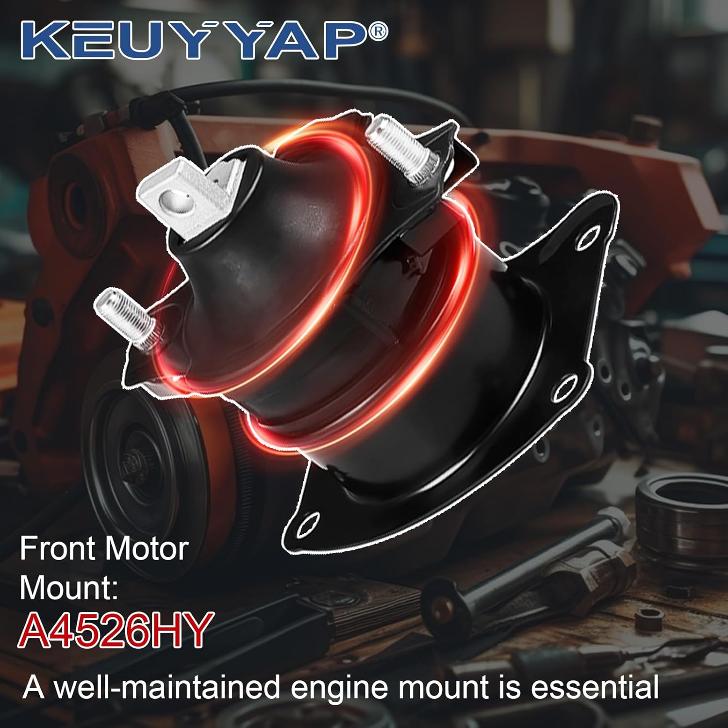 7Pcs Engine Motor Mount Compatible with Acura TSX 2.4L 2004-2008 Transmission Mount Set, Replace A4526HY A4517 A4516 A4510 A4509 A4544 A4591 - Image 5