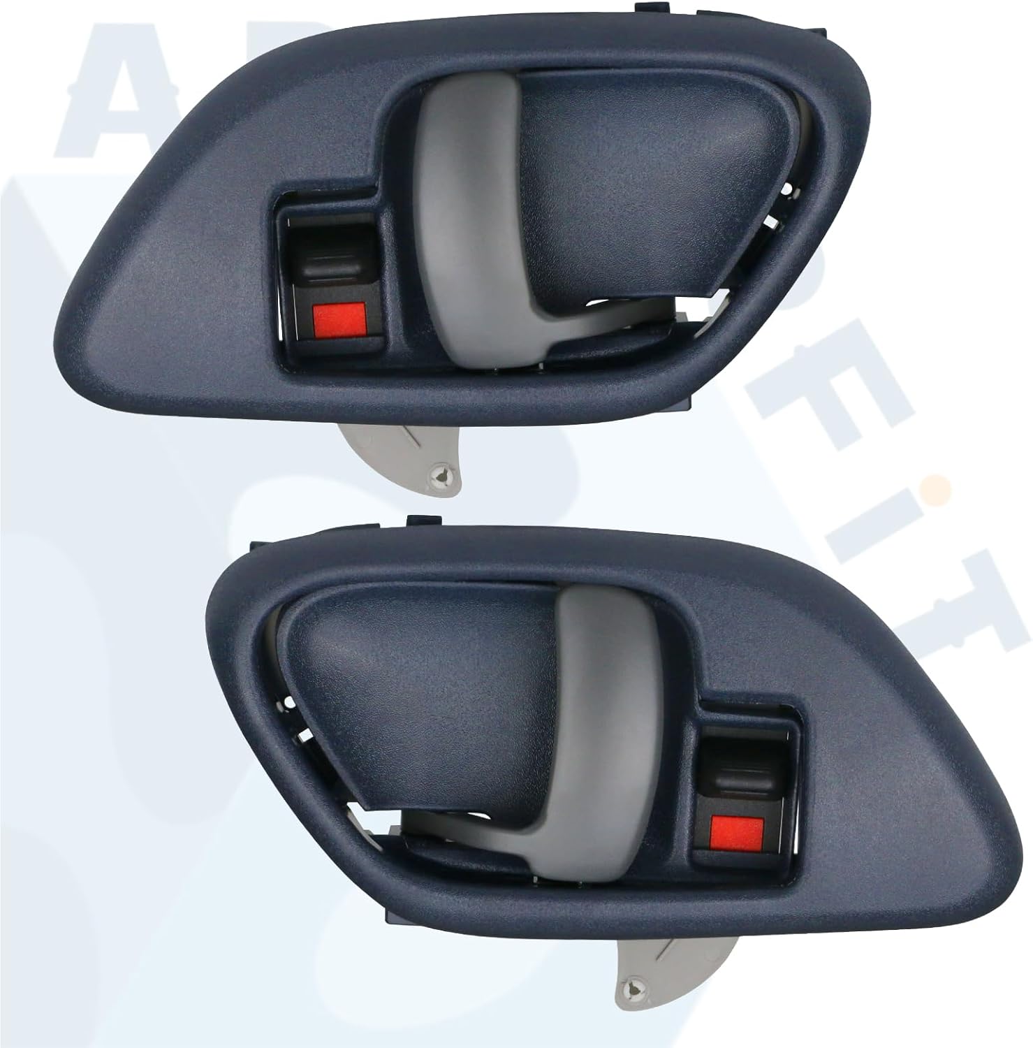 APPERFiT Interior Door Handle w/Bezel Kit (Blue) Compatible with 1995-2002 Chevy Chevrolet GMC Truck C1500 C2500 C3500 K1500 K2500 K3500 Suburban Tahoe Yukon 15708045 15708046 - Image 3