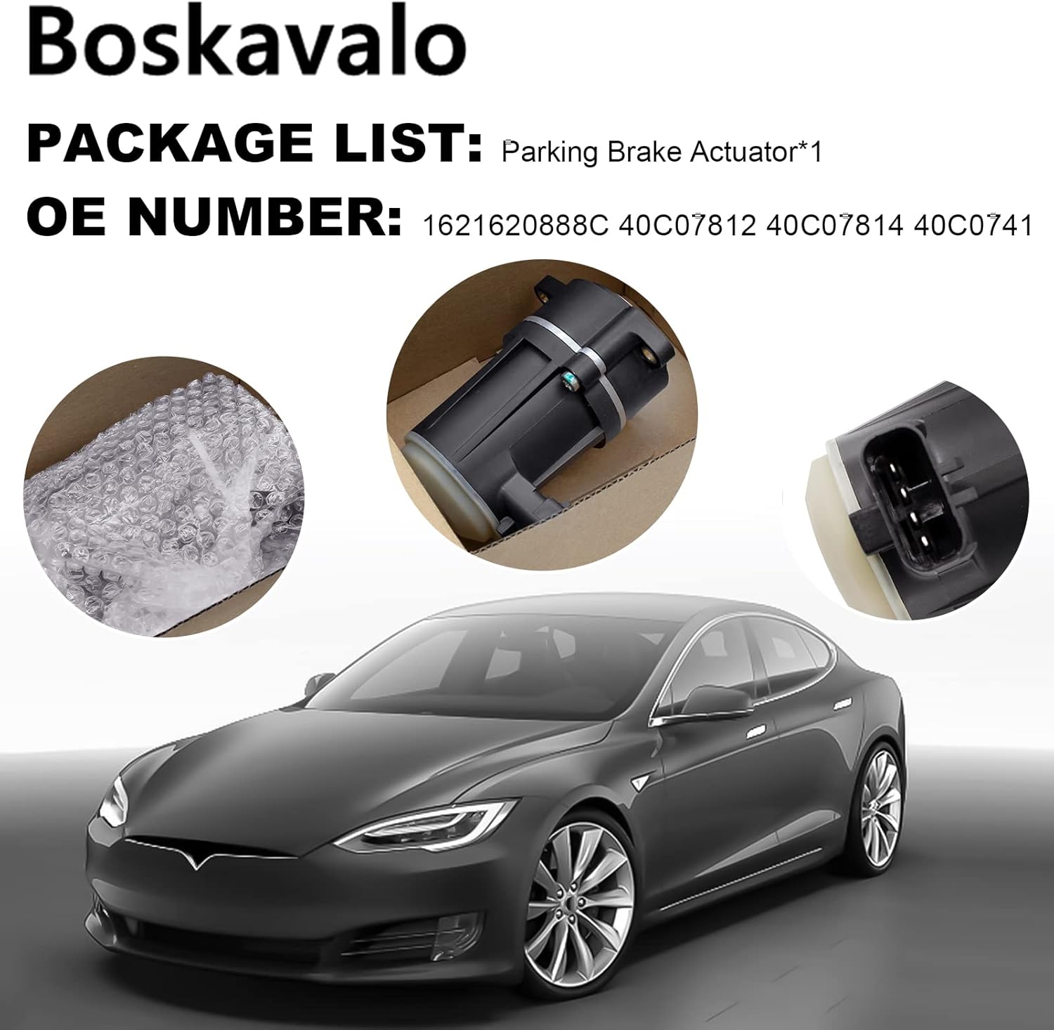 Parking Hand Brake Caliper Servo Motor Handbrake Actuator For Tesla Model S/X 2012-2021 1621620888C 40C07812 40C07814 40C0741 - Image 4