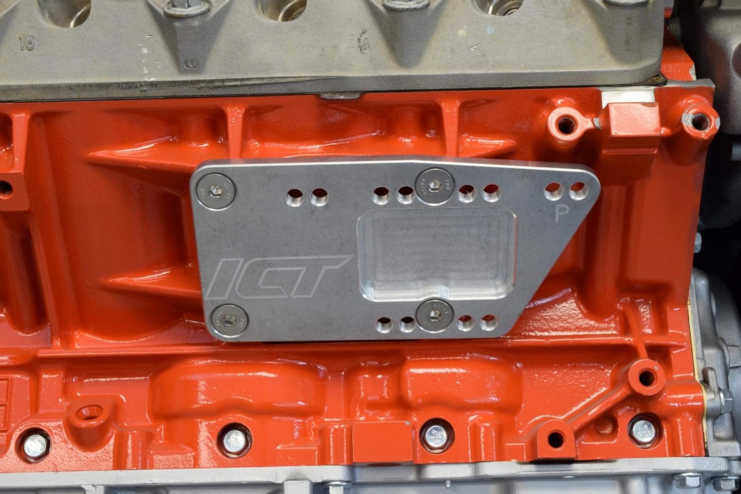 ICT Billet SBC Vehicle to LS Engine - Motor Mount apter Plate - Universal Swap Bracket Small Block LS Conversion justable LS1 LS3 LS2 LQ4 LQ9 LS6 L92 L99 L33 LR4 Billet 551628 - Image 3