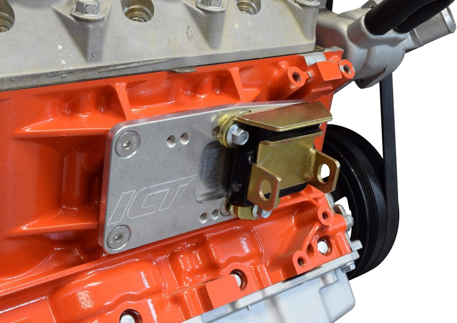 ICT Billet SBC Vehicle to LS Engine - Motor Mount apter Plate - Universal Swap Bracket Small Block LS Conversion justable LS1 LS3 LS2 LQ4 LQ9 LS6 L92 L99 L33 LR4 Billet 551628 - Image 5