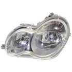 Headlight Set For 2005-2007 Mercedes Benz C230 2006-07 C280 Left Right With Bulb - Image 3