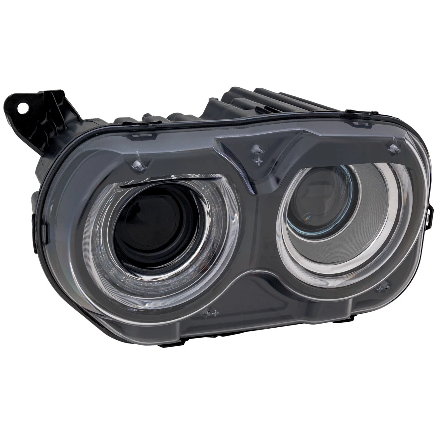 Headlight Assembly For 2015-2022 Dodge Challenger Driver Side Halogen With Bulb