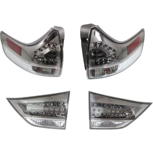 Set of 4 Tail Light For 2011-2015 Toyota Sienna SE LH & RH w/ Bulb(s)
