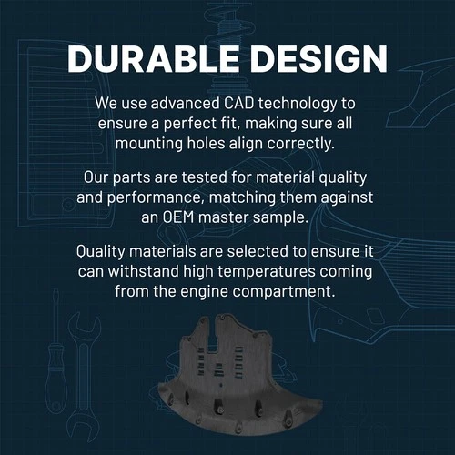 Engine Splash Shield For Subaru Legacy 2010-2013 Lower A/T - Image 3