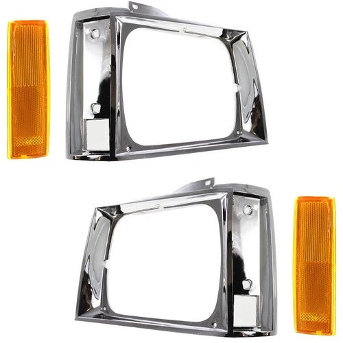 Headlight Door Kit For 1982-1990 Chevrolet S10 1987-1990 Blazer Left and Right