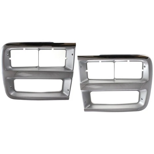 Headlight Headlamp Door Set For 1992-1995 Chevrolet G10 G20 Driver and Passenger