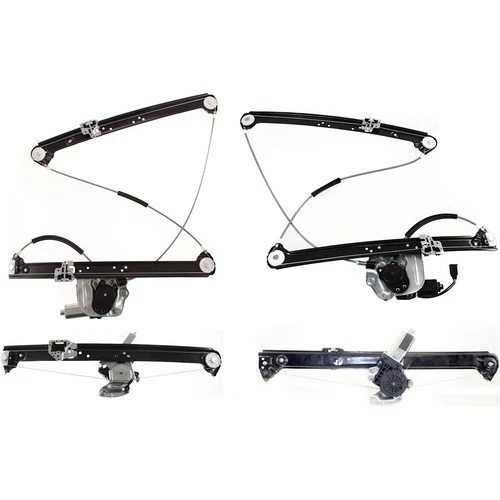 Power Window Regulator Set For 2000-2006 BMW X5 Front and Rear With Motor